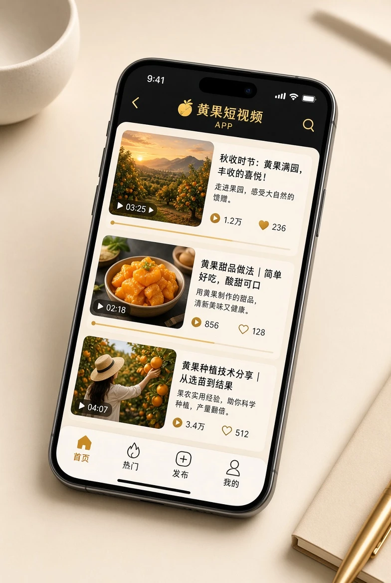 黄果短视频移动端服务